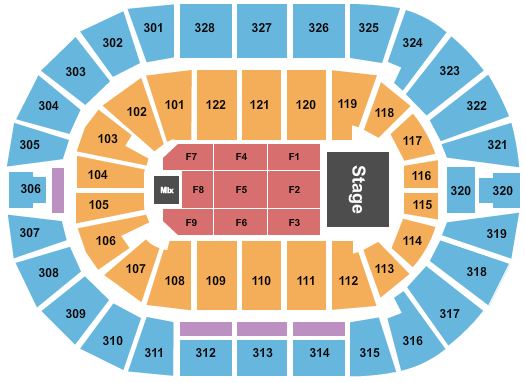 BOK Center James Taylor Seating Chart