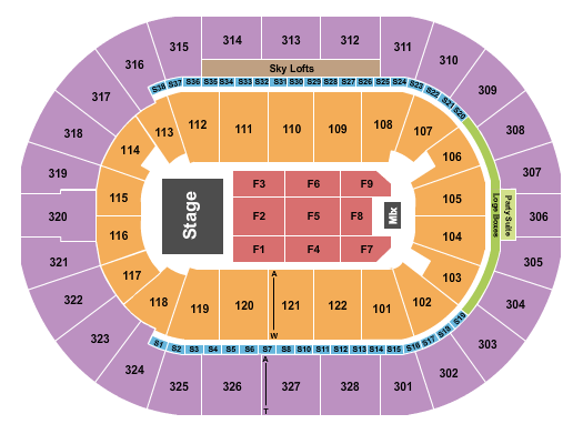 BOK Center James Taylor Seating Chart